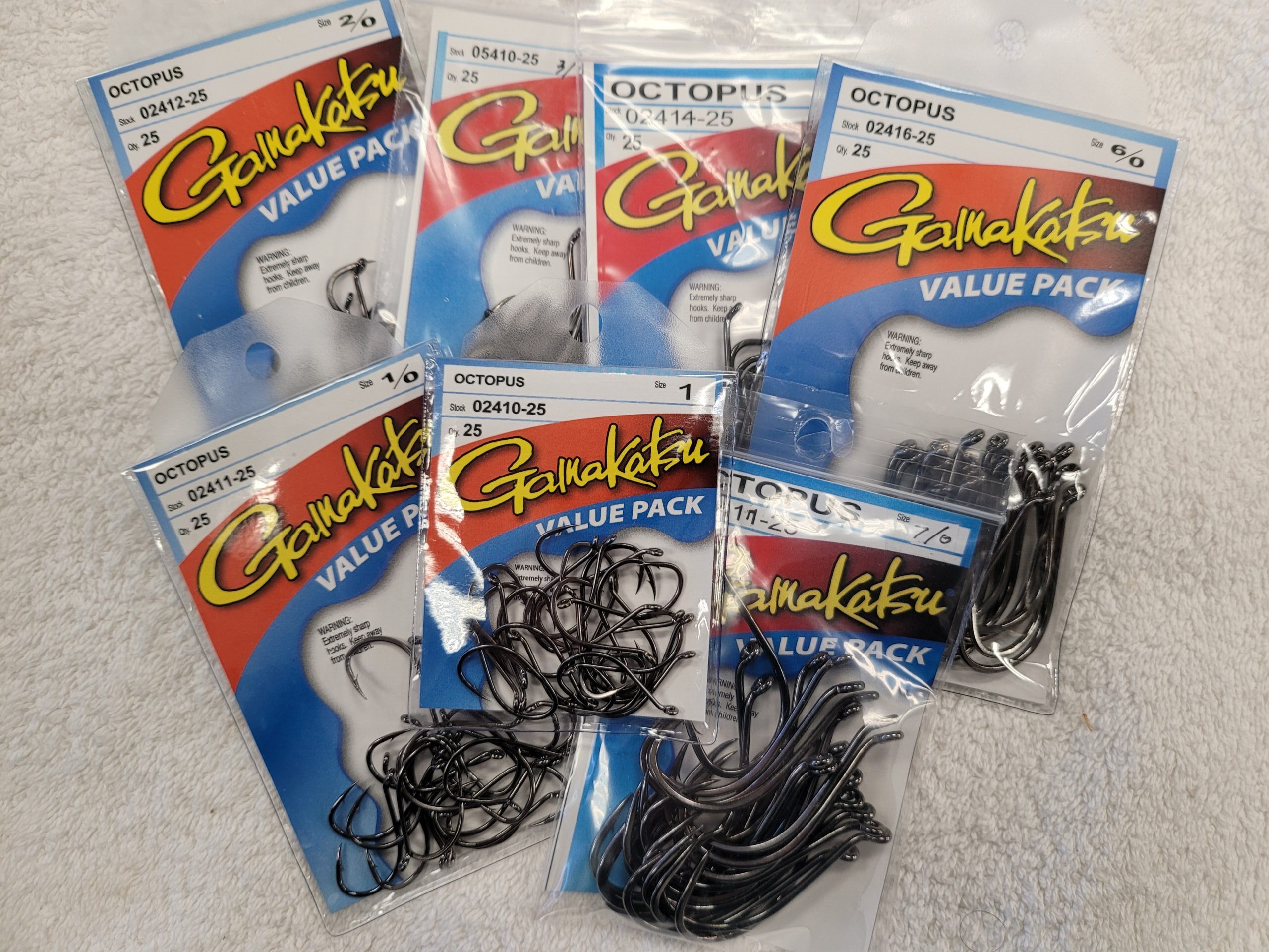 Gamakatsu Octopus Fishing Hooks Many Sizes And Colors To Choose Free  Shipping