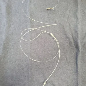 CUSTOM HAND TIED BLACKFISH SINGLE RIGS WITH 60LB LEADER & GAMAKATSU HOOKS